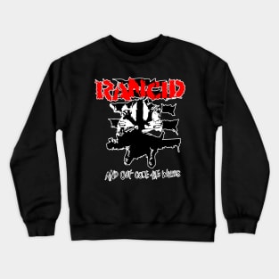 rancid and out come the wolves Crewneck Sweatshirt